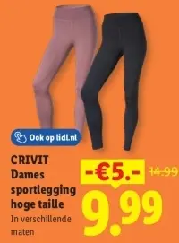Aanbieding: sportlegging hoge taille