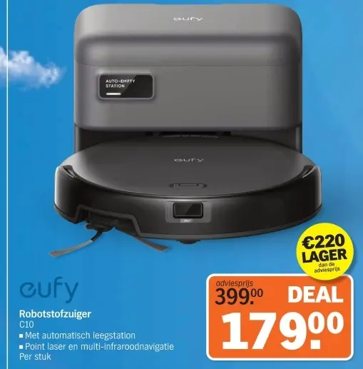 Aanbieding: Robotstofzuiger C10