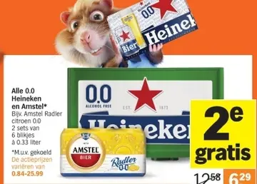 Aanbieding: Alle 0.0 Heineken en Amstel