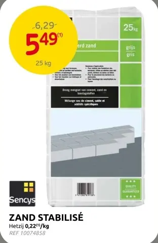 Promotie: Zand stabilisé
