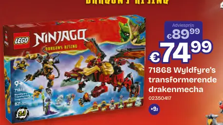 Promotie: Wyldfyre's transformerende drakenmecha