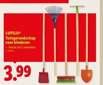 Promotie: Tuingereedschap voor kinderen