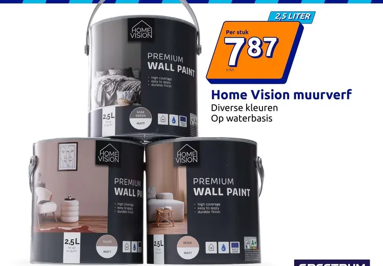 Aanbieding: Home Vision muurverf