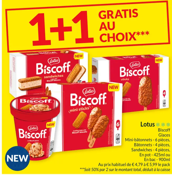 Offre: Biscoff Glaces
