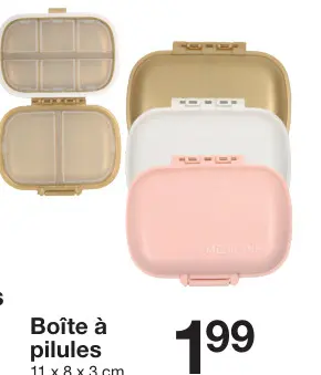 Offre: Boîte à pilules