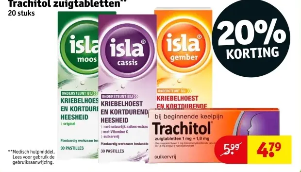 Aanbieding: Trachitol zuigtabletten