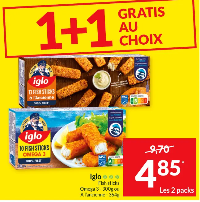 Offre: Fish sticks