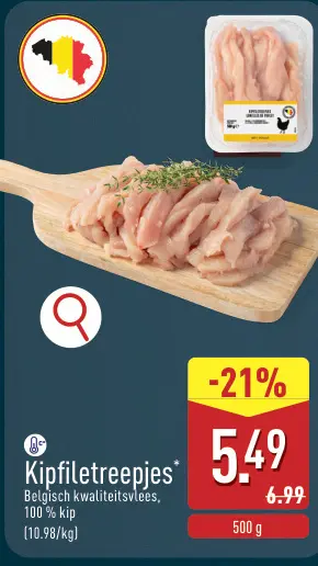Promotie: Kipfiletreepjes