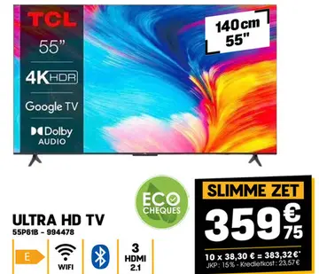 Aanbieding: ULTRA HD TV 55"