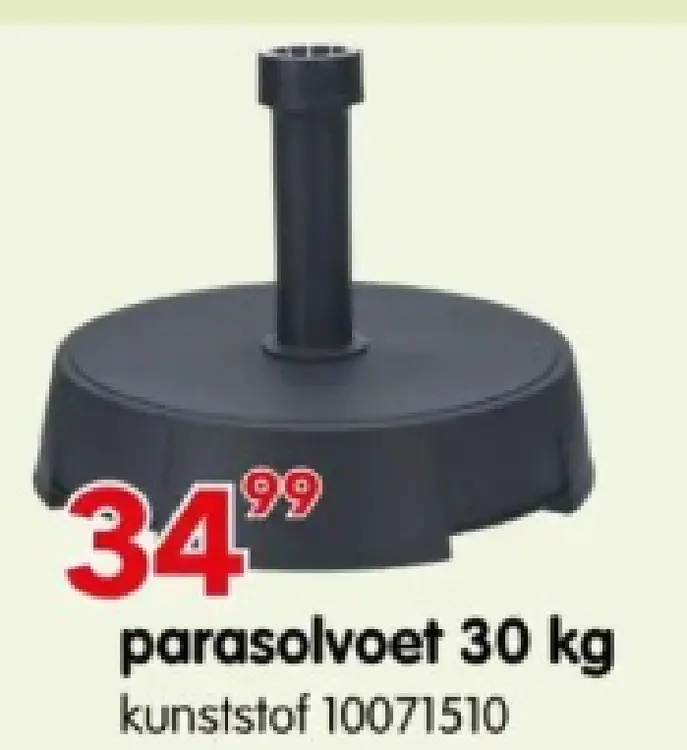Promotie: parasolvoet
