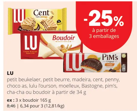 Offre: LU biscuits