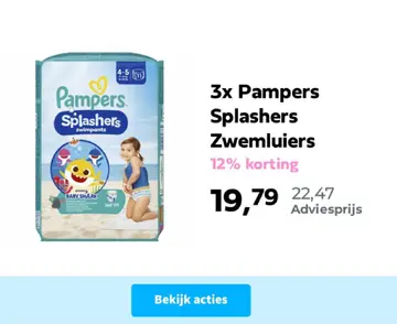 Aanbieding: Pampers Splashers Zwemluiers