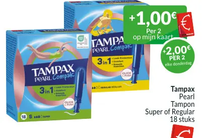 Promotie: Tampax Pearl Tampon