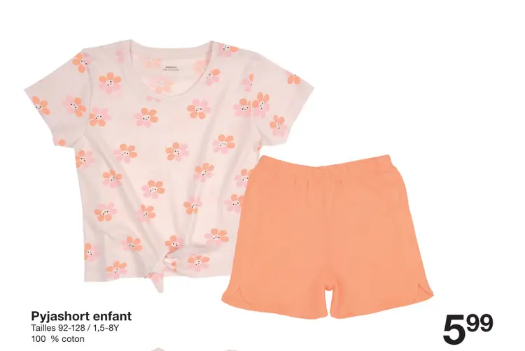 Offre: Pyjashort enfant