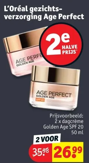 Promotie: gezichtsverzorging Age Perfect