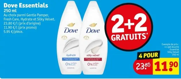 Offre: Dove Essentials