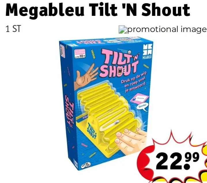Offre: Megableu Tilt 'N Shout