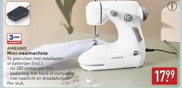 Aanbieding: Mini-naaimachine