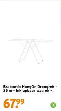 Aanbieding: Brabantia HangOn Droogrek