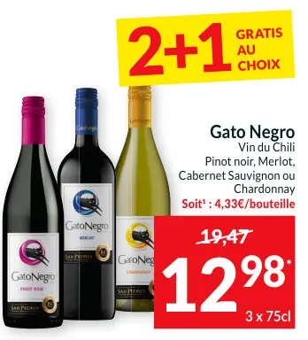 Offre: Gato Negro Vin du Chili