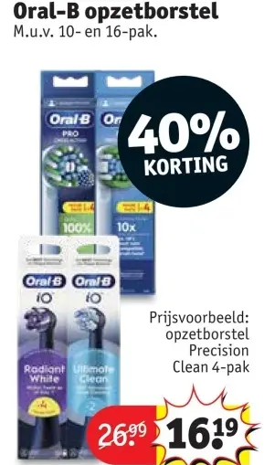 Promotie: Oral-B opzetborstel