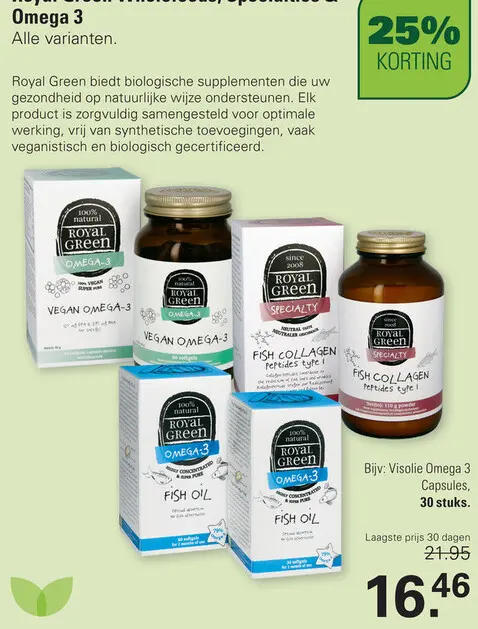 Aanbieding: Visolie Omega 3 Capsules