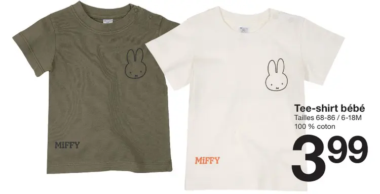 Offre: Tee-shirt bébé