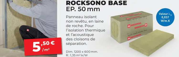 Offre: ROCKSONO BASE EP. 50 mm