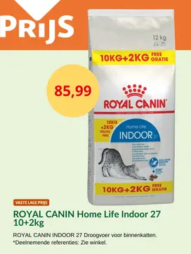 Aanbieding: ROYAL CANIN Home Life Indoor 27