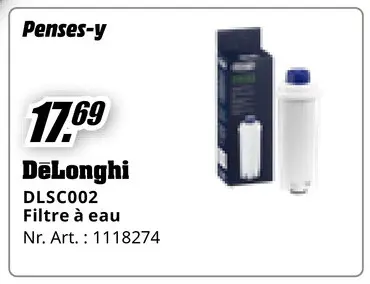 Offre: Filtre à eau