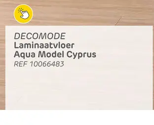 Promotie: Decomode laminaat aqua classic cyprus 4-zijdige v-groef 8mm 1,995m²