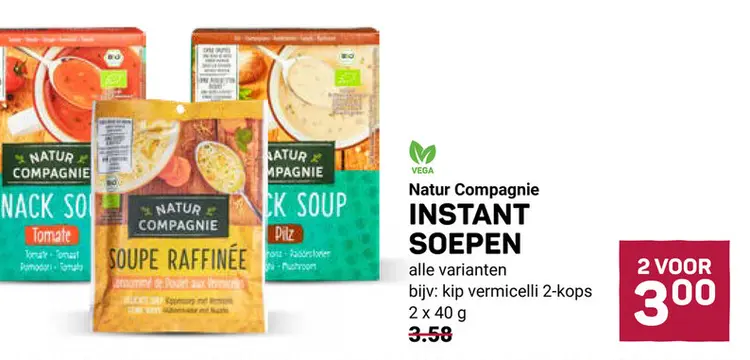 Aanbieding: Instant soepen