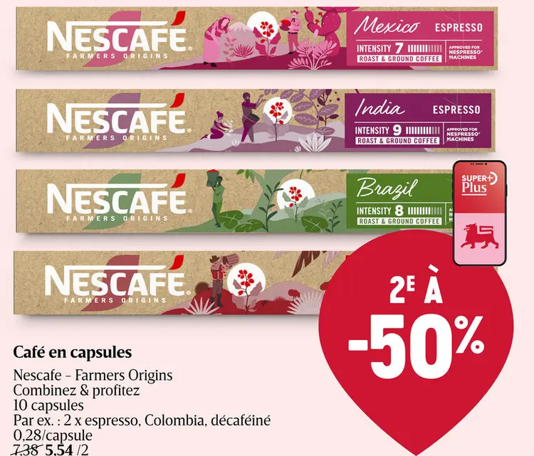 Offre: Café en capsules