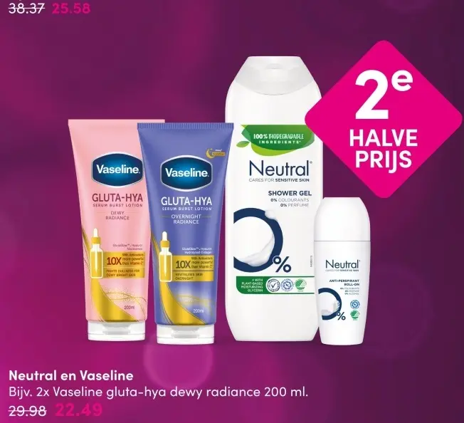 Aanbieding: Neutral en Vaseline
