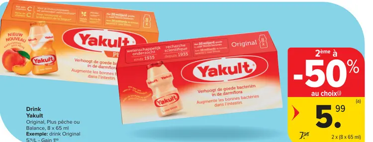 Offre: Drink Yakult