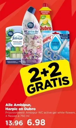 Aanbieding: Ambipur, Harpic en Dubro