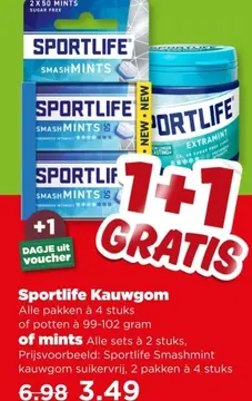 Aanbieding: Sportlife Kauwgom