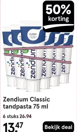 Aanbieding: Zendium Classic tandpasta