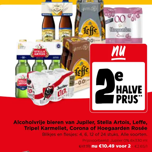 Promotie: Alcoholvrije bieren