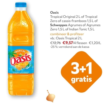 Aanbieding: Oasis of Schweppes