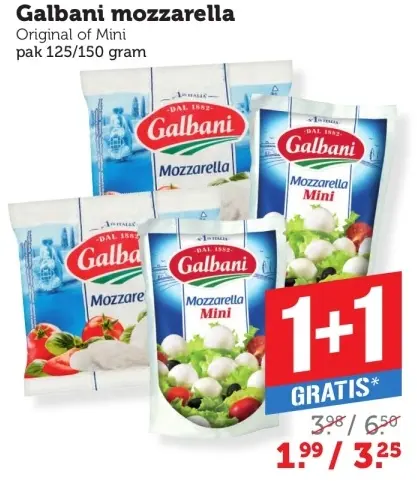 Aanbieding: Galbani mozzarella