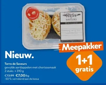 Aanbieding: Terre de Saveurs gevulde aardappelen met chorizosmaak