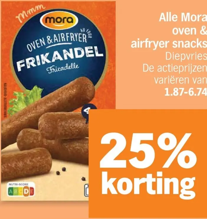 Aanbieding: Mora oven & airfryer snacks