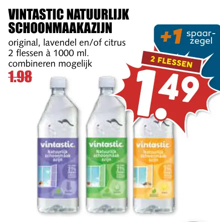 Aanbieding: Natuurlijk schoonmaakazijn