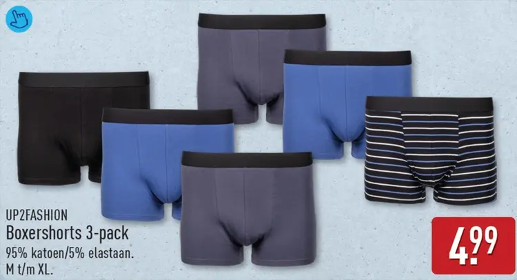 Aanbieding: Boxershorts 3-pack