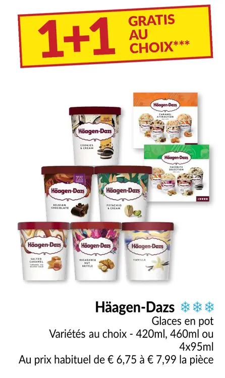 Offre: Glaces en pot