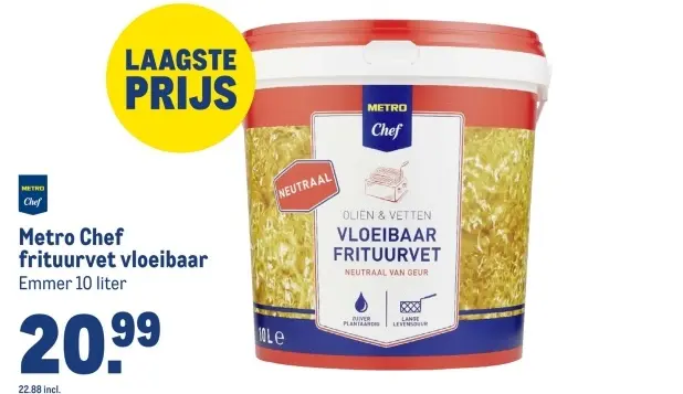 Aanbieding: frituurvet vloeibaar