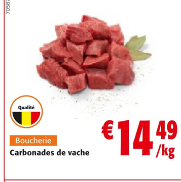 Offre: Carbonades de vache