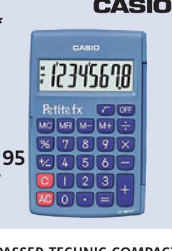 Aanbieding: Casio rekenmachine FX-92B