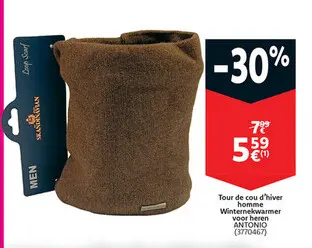 Promotie: Tour de cou d'hiver homme Winternekwarmer voo